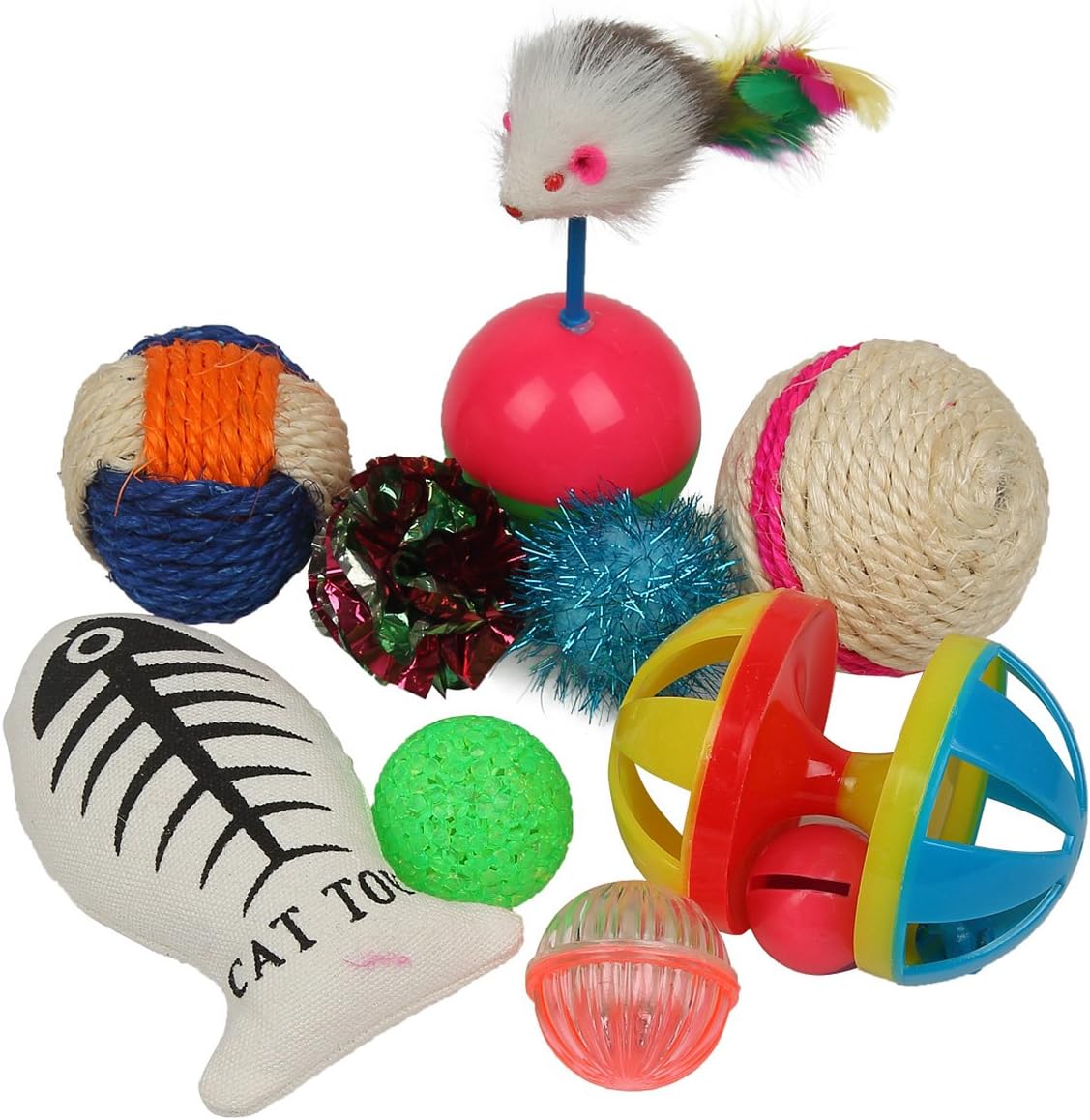 Fashion's Talk 20-Piece Cat Toy Pack