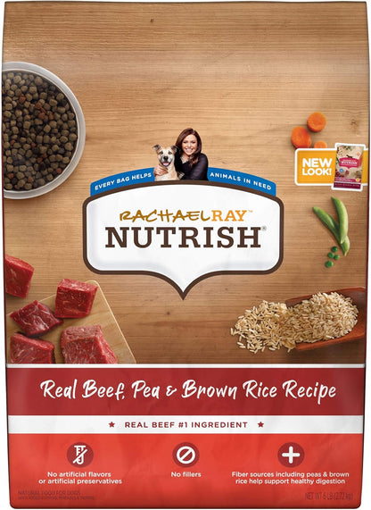 Nutrish Rachael Ray Beef Dog Food, 6 lb